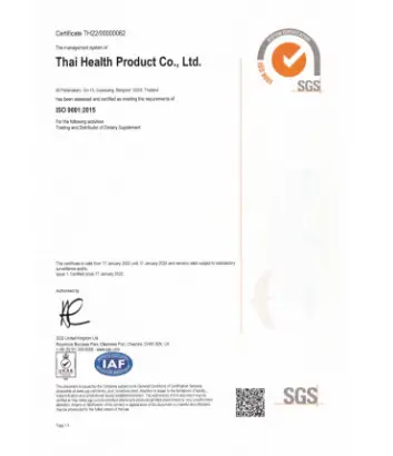 ISO 9001 Quality Management System Certification